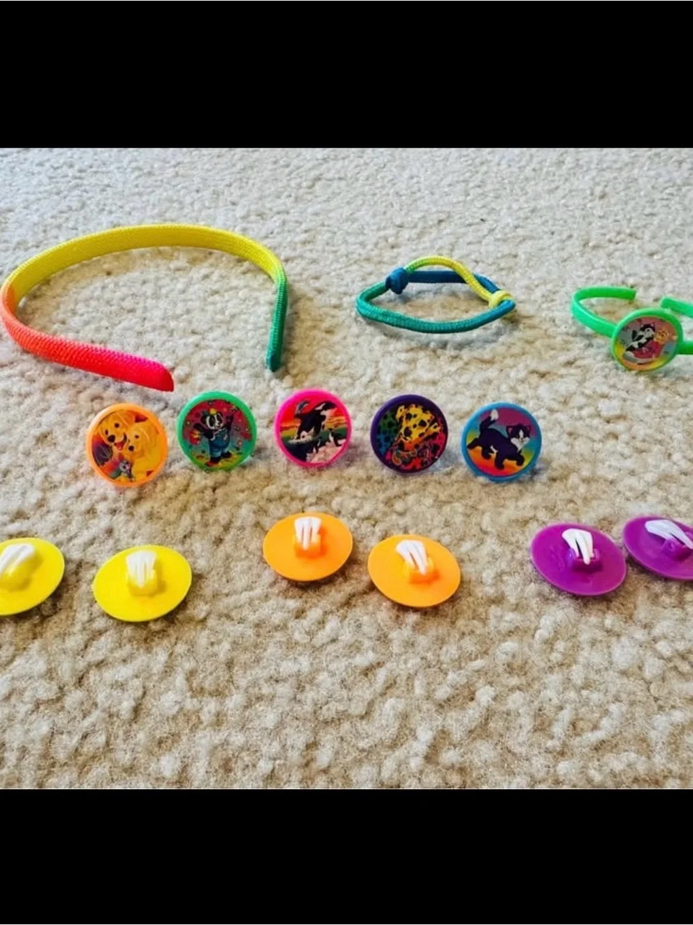 Lisa Frank Vintage pretend play jewelry